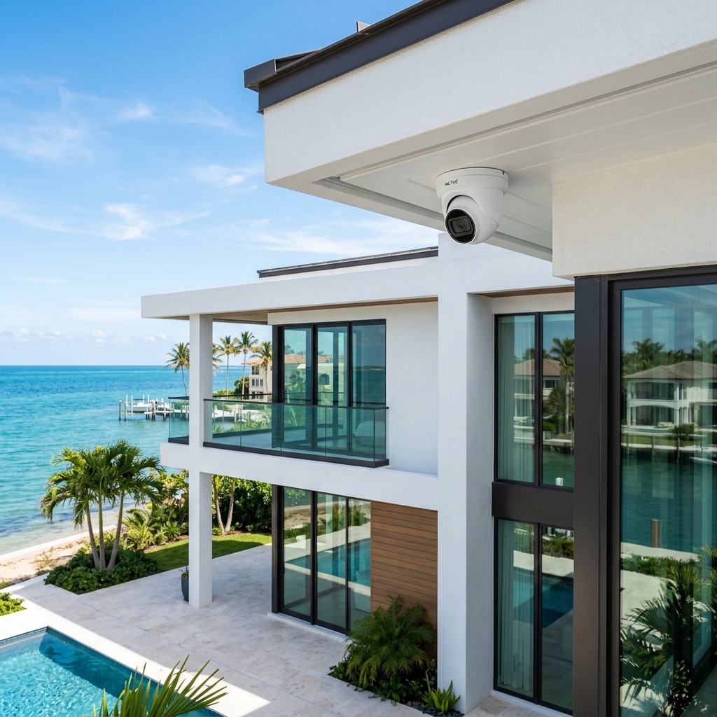 Illustrative planning scenario: Illustrative Coastal Home Camera Plan